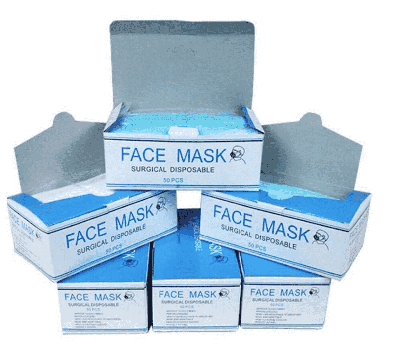 Surgical Protective Face Masks (50 per box) [Rose Pink] | LASH Vegas